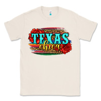 Natural Texas Chica with roses Classic Tee - Jasminsmagicworld