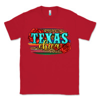 Red Texas Chica with roses Classic Tee - Jasminsmagicworld
