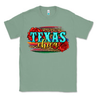 Sage Texas Chica with roses Classic Tee - Jasminsmagicworld