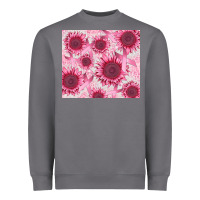 Breast Cancer Sunflower Heavyweight Sweatshirt | Teevron