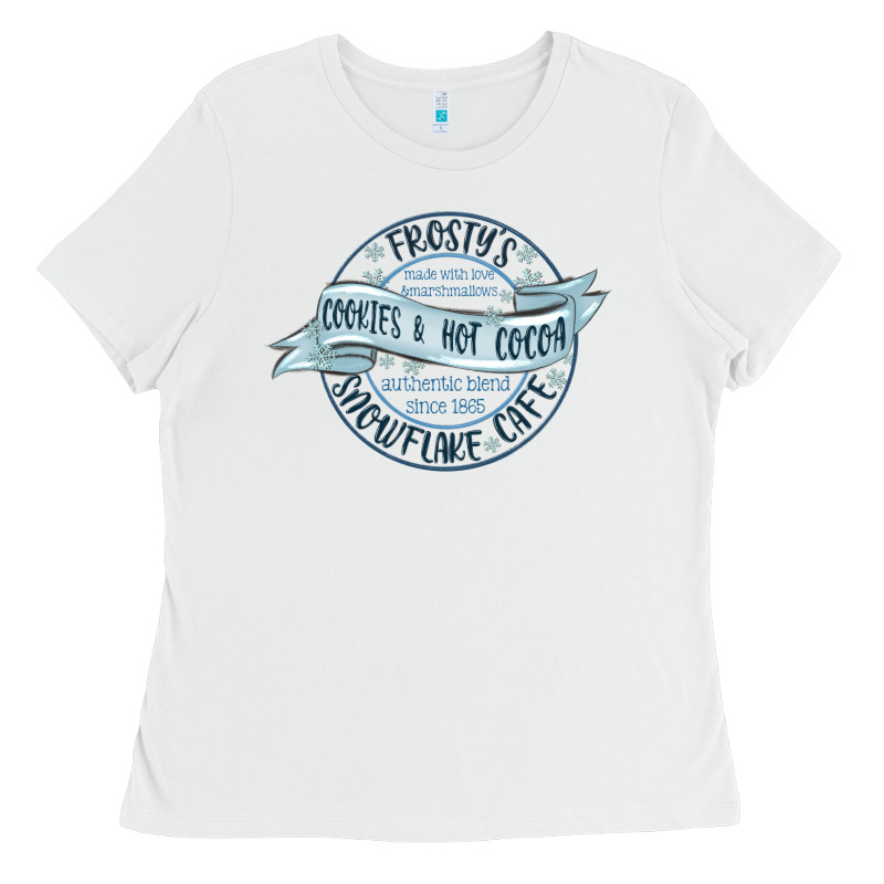 Frostys Snowflake Cafe Ladies Tee by MaliasSmallBusiness | Teevron