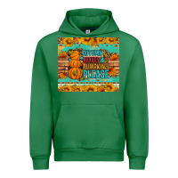 Emerald Autumn leaves and pumpkin please Urban Hoodie - Artiststas