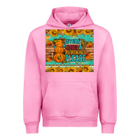Fuchsia Pink Autumn leaves and pumpkin please Urban Hoodie - Artiststas