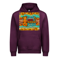 Mauve Wine Autumn leaves and pumpkin please Urban Hoodie - Artiststas