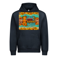 Navy Autumn leaves and pumpkin please Urban Hoodie - Artiststas