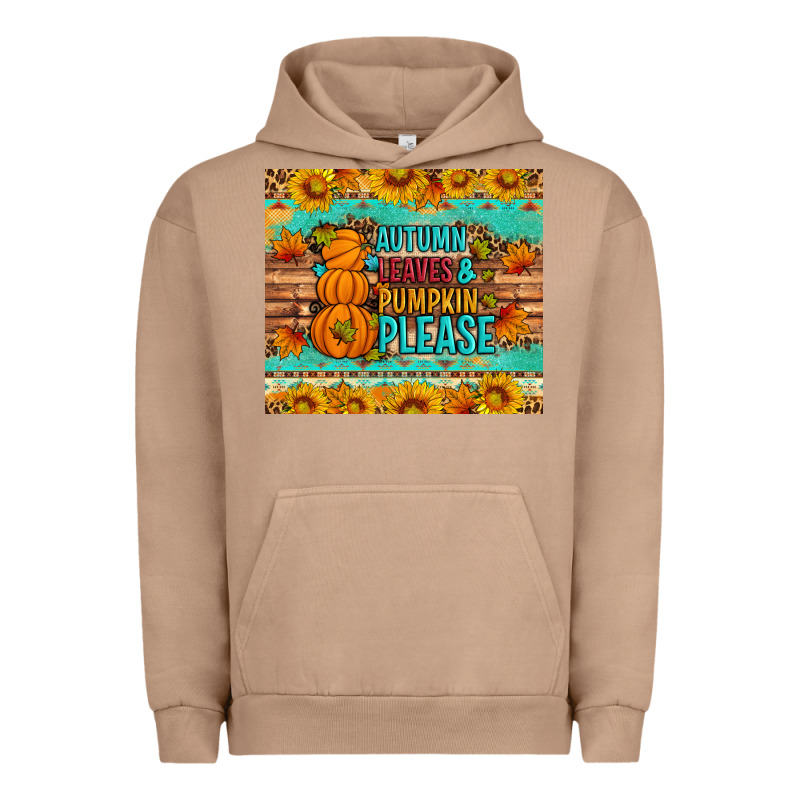 Autumn Leaves And Pumpkin Please Urban Hoodie by Artiststas | Teevron