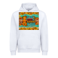 White Autumn leaves and pumpkin please Urban Hoodie - Artiststas