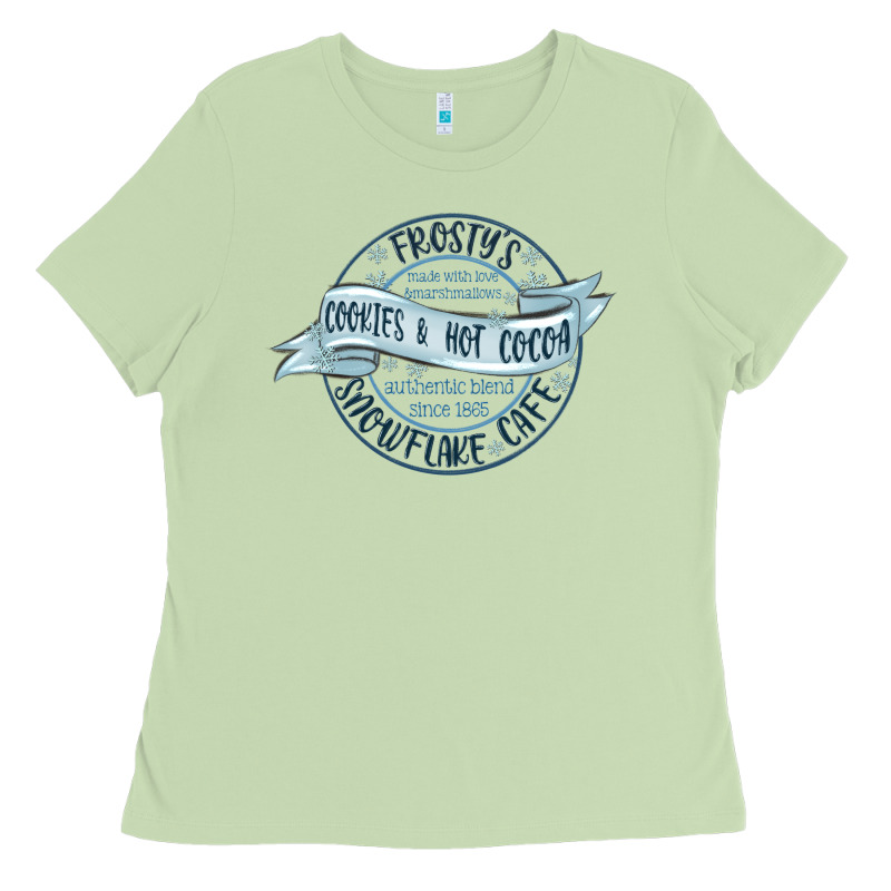 Frostys Snowflake Cafe Ladies Tee by MaliasSmallBusiness | Teevron