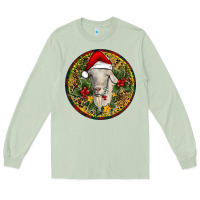 Matcha Christmas Goat Long Sleeve Tee - RanaPortraitStore