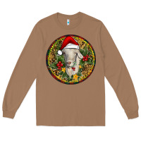 Toasted Coconut Christmas Goat Long Sleeve Tee - RanaPortraitStore