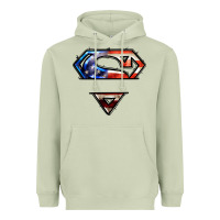 Matcha super american flag logo Heavyweight Hoodie - LillyAllenDesigns