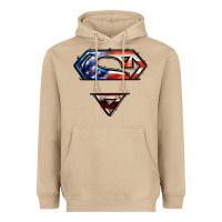 Mushroom super american flag logo Heavyweight Hoodie - LillyAllenDesigns