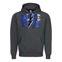 Smoke Police wife Zipper Hoodie - FaDigitalArtStudio