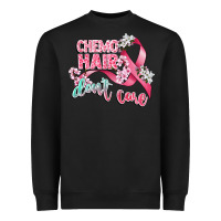 Black chemo hair dont care Heavyweight Sweatshirt - CowGirlArtShop