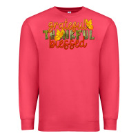 Cardinal Fall Grateful Thankful Blessed Premium Sweatshirt - LillyAllenDesigns