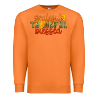 Carrot Fall Grateful Thankful Blessed Premium Sweatshirt - LillyAllenDesigns