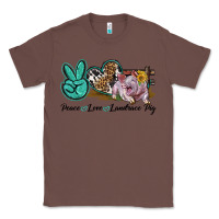 Chestnut Peace Love Landrace Pig Classic Tee - LillyAllenDesigns