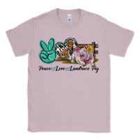 Lilac Peace Love Landrace Pig Classic Tee - LillyAllenDesigns