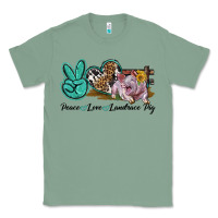 Sage Peace Love Landrace Pig Classic Tee - LillyAllenDesigns
