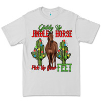 Dove Grey giddy up jingle horse pick up your feet Premium Tee - MaliasSmallBusiness