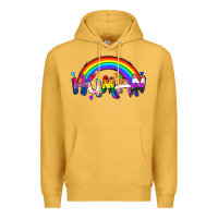 Mustard Human pride Premium Hoodie - FaDigitalArtStudio