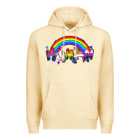 Pina Colada Human pride Premium Hoodie - FaDigitalArtStudio