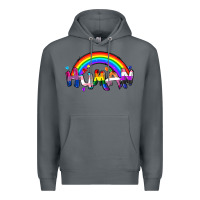 Rock Human pride Premium Hoodie - FaDigitalArtStudio