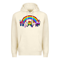Sandshell Human pride Premium Hoodie - FaDigitalArtStudio