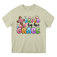 Mossy saved by his grace Heavy Core Tee - MaliasSmallBusiness
