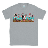 Heather Grey french bulldogs Classic Tee - Jasminsmagicworld