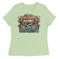 Matcha runs on dreams and gasoline truck western Ladies Tee - NancyCooperArtShop