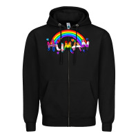 Black Human pride Zipper Hoodie - FaDigitalArtStudio