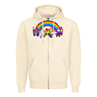 Sandshell Human pride Zipper Hoodie - FaDigitalArtStudio