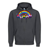 Smoke Human pride Zipper Hoodie - FaDigitalArtStudio