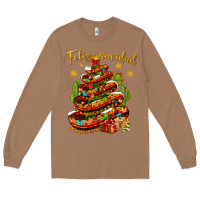 Toasted Coconut Christmas Feliz Navidad Long Sleeve Tee - NancyCooperArtShop