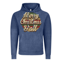 Vintage Denim Merry Christmas Y'all Vintage Hoodie - Bettercallsaul