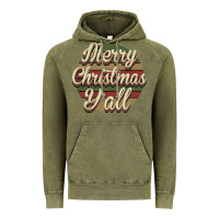 Merry Christmas Y'all Vintage Hoodie | Teevron