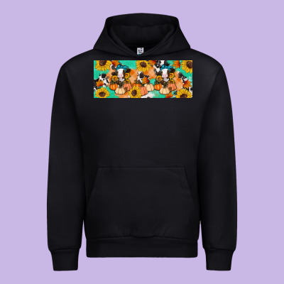 Cow Fall Pumpkin Urban Hoodie Designed By Artiststas