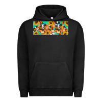 Pigment Black Cow fall pumpkin Urban Hoodie - Artiststas