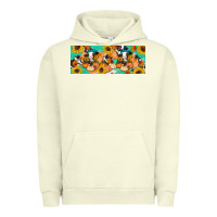 Pigment Pistachio Cow fall pumpkin Urban Hoodie - Artiststas
