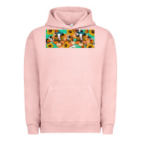 Pigment Salmon Cow fall pumpkin Urban Hoodie - Artiststas