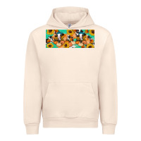 Sandshell Cow fall pumpkin Urban Hoodie - Artiststas