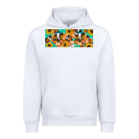 White Cow fall pumpkin Urban Hoodie - Artiststas