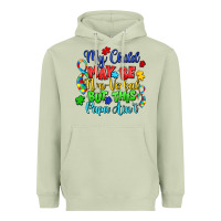 Matcha my child may be non verbal but this papa ain't Heavyweight Hoodie - LillyAllenDesigns