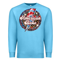 Ocean Blue Western American Babe Patriotic Premium Sweatshirt - LillyAllenDesigns