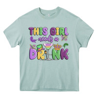 Arona this girl needs a drink Heavy Core Tee - MaliasSmallBusiness