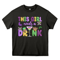 Asphalt this girl needs a drink Heavy Core Tee - MaliasSmallBusiness
