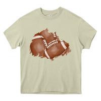 Mossy football patch Heavy Core Tee - AdoDesignShop