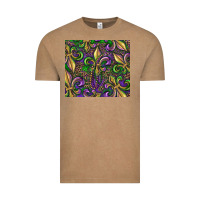 Vintage Coffee mardi gras fleur de lis Vintage Tee - RanaPortraitStore