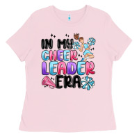 Bubblegum Pink in my cheer leader era Ladies Tee - MaliasSmallBusiness